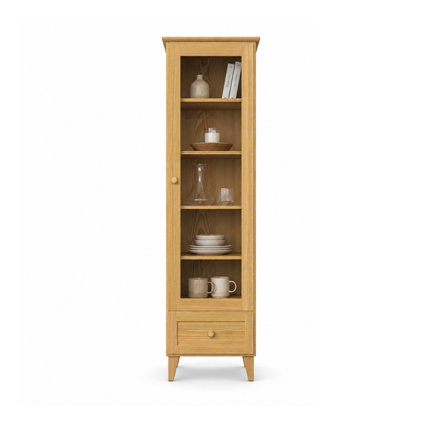 Vitrine 1S 57 Scandi en pin pin naturel