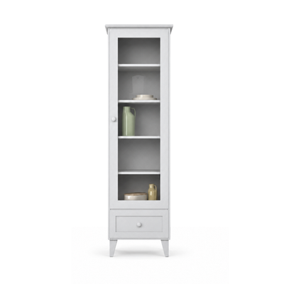 Wooden display cabinet 1S 57 Scandi grey