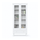 Vitrine 1S 90 Scandi en bois blanc