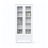 Houten vitrinekast 1S 90 Scandi wit